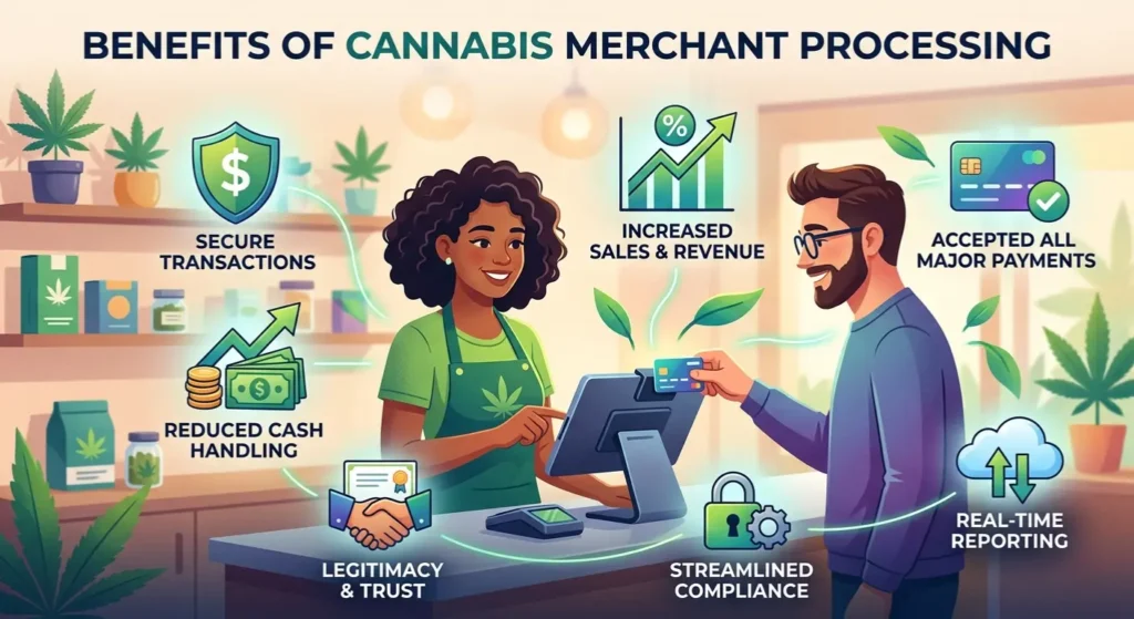 Cannabis payment processing